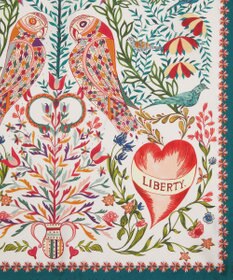 LIBERTY. ストールン ハート シルクスカーフ 45