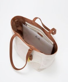 TOPKAPI 【Breath TOPKAPI】SMILE COLLECTION エンボス スマイル ビッグ トートバッグ /スマイルチャーム付き