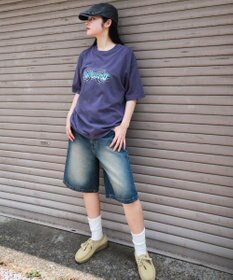 WEGO 【ユニセックス着用ITEM/MLサイズ展開】コンパクトフィットピグメントグラフィックT（SS）