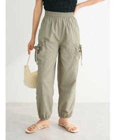 Green Parks ・ＥＬＥＮＣＡＲＥ　ＤＵＥリボンポケットカーゴパンツ