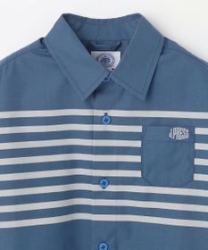 J.PRESS KIDS 【110-130cm】TCブロード パネルボーダープリント シャツ