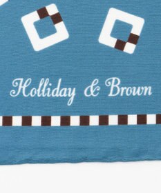 JOSEPH ABBOUD 【イタリア製】ランダムスクウェアパターンチーフ