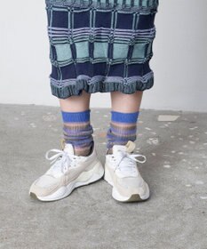 TRICOTE ボーダー柄 シアールーズソックス