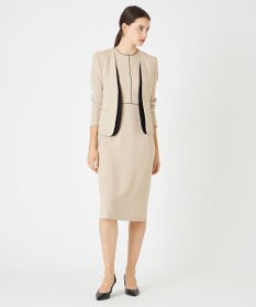 BEIGE， 【L-size】CINDY / クルーネックドレス