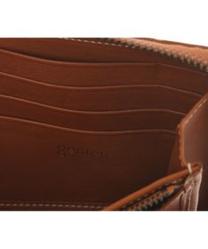 genten カットワーク ラウンド長財布
