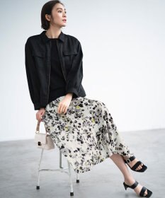 自由区 ビジューバックルサンダル