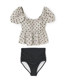 San-ai Resort（三愛水着楽園） パフスリーブノンワイヤービキニ　9M　【San-ai Resort（サンアイリゾート）】