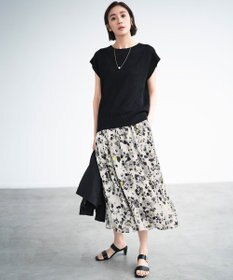 自由区 ビジューバックルサンダル