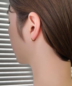 Phoebe 〈痛くないシリーズ/金属アレルギー対応〉スリークフープライトフィットイヤリング/サージカルステンレス
