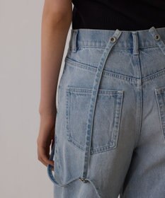 GRACE CONTINENTAL サス付zipデニムパンツ