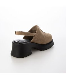 MODE ET JACOMO <noyau>センターライン厚底サボサンダル