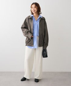 Green Parks フェザーレースジャガードパンツ