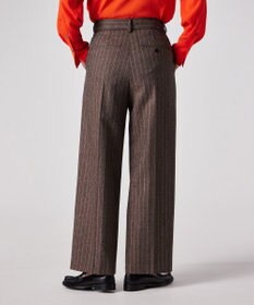 Paul Smith ストライプ ウール ワイドパンツ