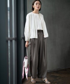 自由区 ビジューバックルサンダル