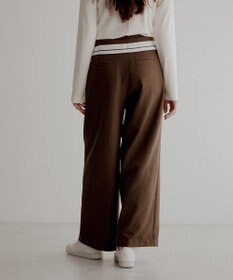 CRAFT STANDARD BOUTIQUE ウエスト折り返しスラックス