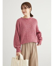 Green Parks ベロアモールニットプルオーバー