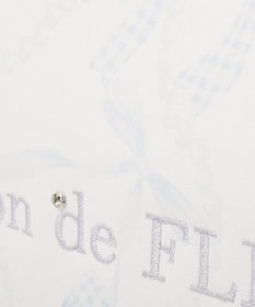 Maison de FLEUR リボンパールプリントマルチポケットトートバッグ