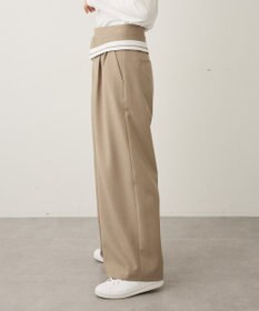 CRAFT STANDARD BOUTIQUE ウエスト折り返しスラックス