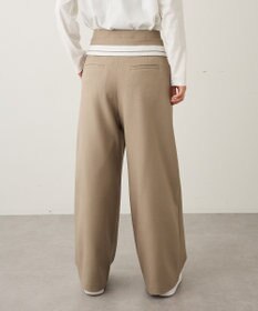 CRAFT STANDARD BOUTIQUE ウエスト折り返しスラックス