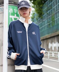 WEGO 【ユニセックスITEM/MLサイズ展開】ラグランライントラックジャケット
