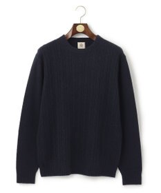 J.PRESS MEN 【WEB限定】ケーブルクルーネックニット