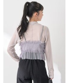 earth music&ecology チュールビスチェ