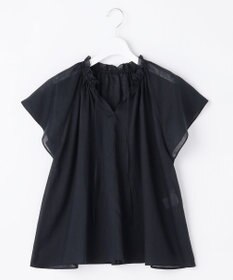 自由区 【WEB限定カラーあり】シアーラミーローンフリルデティール ブラウス