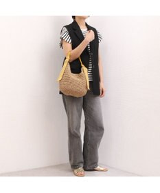 UNBILLION カシュカシュ cachecache / 下がりグログランクロッシェ2wayミニトート