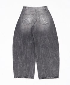 WEGO ラインストーンbackロゴデニム