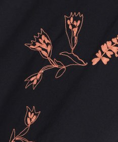 自由区 【カトリエムブーケ】Broderie a motifs floraux 刺繍サックワンピース