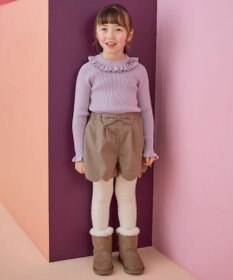 ANY KIDS 首フリル しあわせタッチ ニット