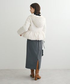 Green Parks ・ｓｗｉｎｇ　ｂｙ　ファイバーダウンペプラムコート