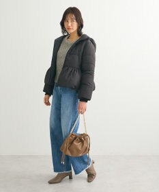 Green Parks ・ｓｗｉｎｇ　ｂｙ　ファイバーダウンペプラムコート