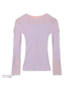 Chacott 【ノーソーイングニット】リバーシブルクルーネックトップ