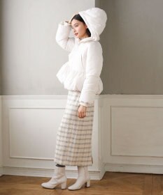 Green Parks ・ｓｗｉｎｇ　ｂｙ　ファイバーダウンペプラムコート