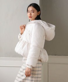 Green Parks ・ｓｗｉｎｇ　ｂｙ　ファイバーダウンペプラムコート