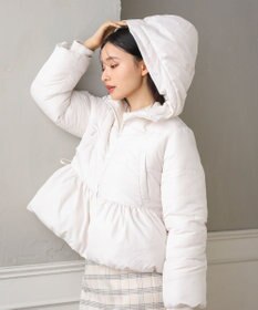 Green Parks ・ｓｗｉｎｇ　ｂｙ　ファイバーダウンペプラムコート