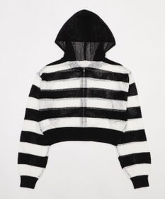 WEGO メッシュニットショートパーカー