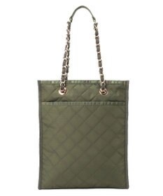 LeSportsac CHAIN N/S TOTE/ダークオリーブチェーンキルト