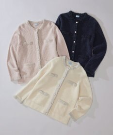 組曲 ツイードニット ジャケット