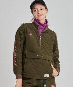 PW CIRCULUS 【ベストにもなる！袖2WAY】【WOMEN】ひょうたんキルティング中綿ブルゾン