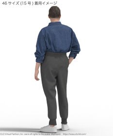 23区 L 【Lサイズ限定】ヴィスコースストレッチ ジョグ パンツ