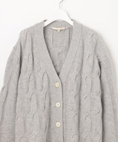 自由区 【洗える】ウールカシミヤブレンド ニットカーディガン