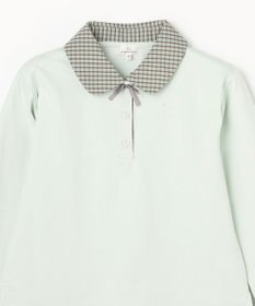 組曲 KIDS 【150-160㎝】 ミニチェック レイヤードトップス