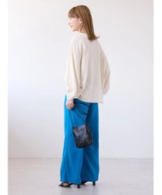 AMERICAN HOLIC 接触冷感リネンブレンドワイドパンツ