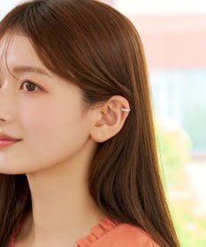 Tiaclasse ストーンツーラインイヤカフ