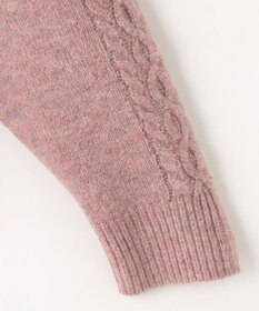 ANY 【洗濯機可能】シャツコンビケーブルニット