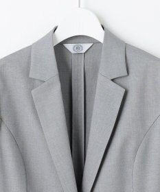 J.PRESS LADIES 【セットアップ対応・洗える・撥水・防汚】コットンFITTYシャーク テーラード ジャケット