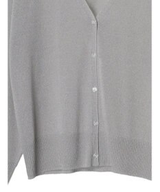 earth music&ecology ラメ入りニットカーディガン