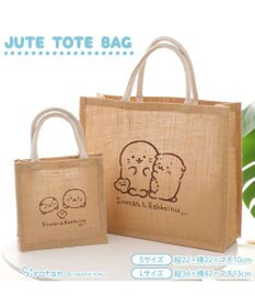 Mother garden しろたん しろたん＆らっこいぬ ジュートトート 《Lサイズ》 単品